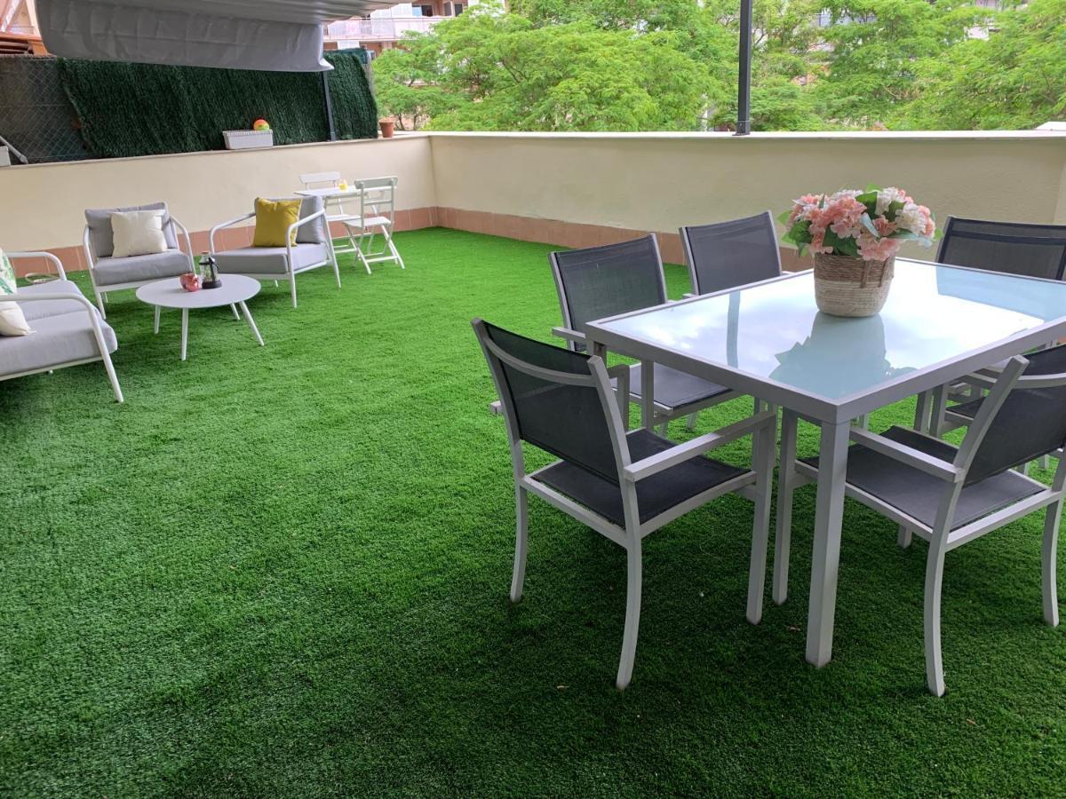 Espectacular Piso Con Fascinante Terraza Near Barcelona Lägenhet Sant Adrià de Besòs Exteriör bild